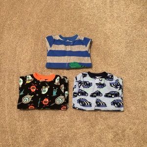 Boys 12 month fleece pjs
